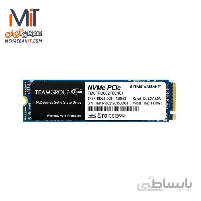 اس اس دی اینترنال TEAM GROUP مدل MP33 ظرفیت 2 ترابایت