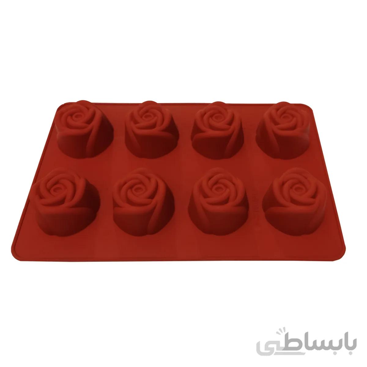 قالب کیک ودسر رز ۸خانه