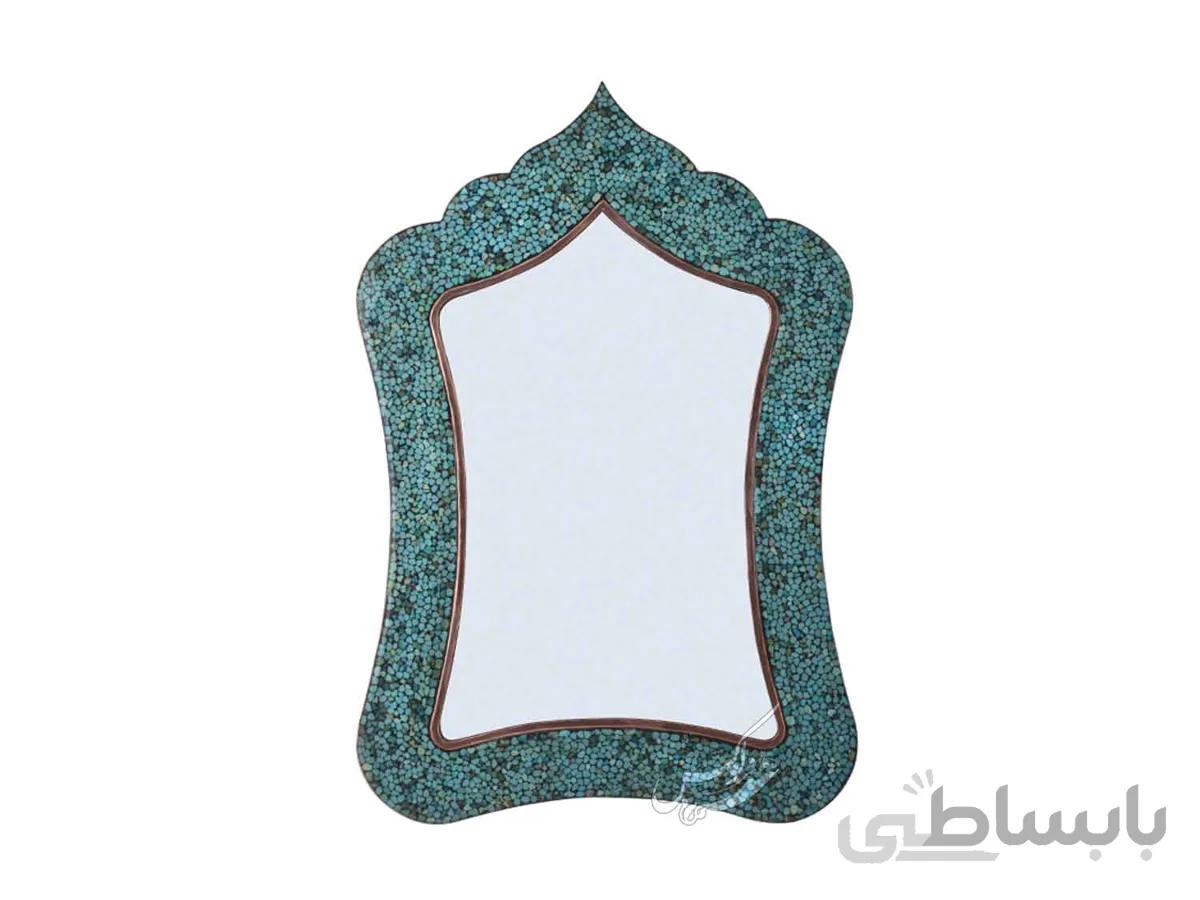 آینه فیروزه کوبی مستطیل در 4 سایز
