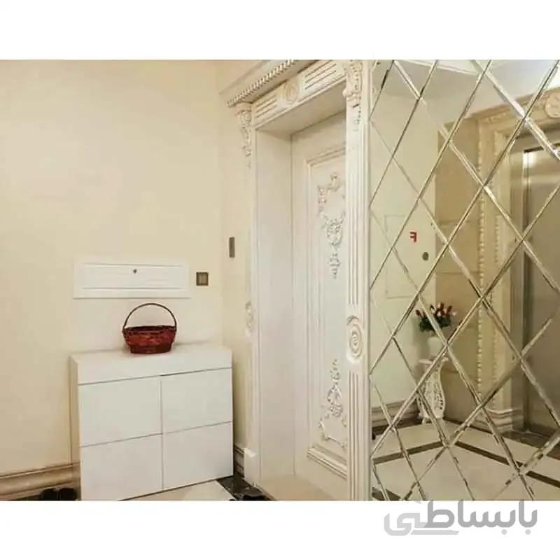 آینه دکوراتیو طرح لوزی
