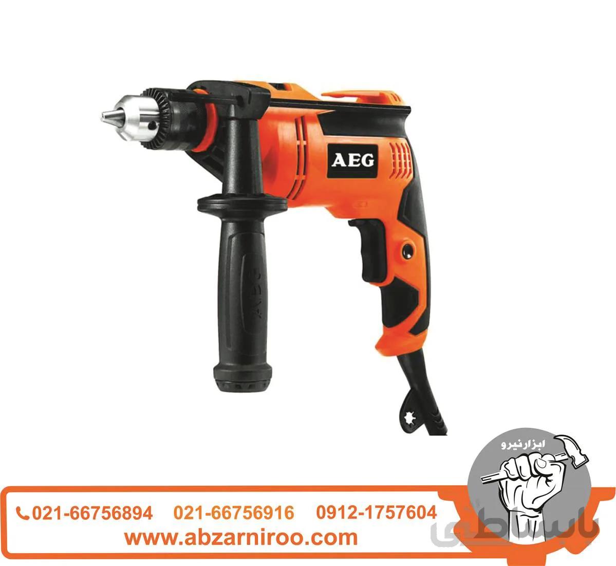 دریل چکشی AEG مدل SBE580R ا AEG hammer drill model SBE580R