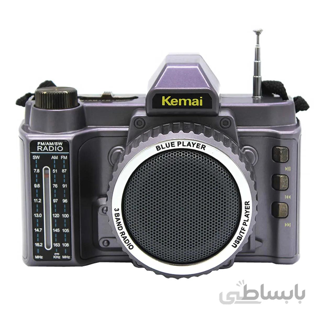 اسپیکر شارژی پرتابل بلوتوثی طرح دوربین عکاسیKEMAI MD-V8BT ا PORTABLE SPEAKER KEMAI MD-V8BT