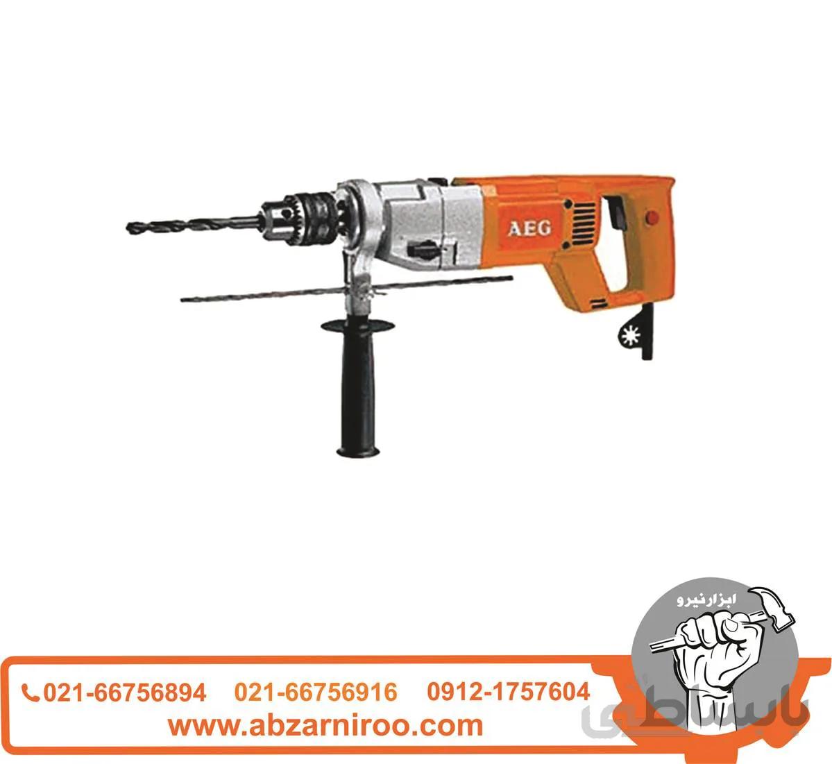 دریل 16 چکشی 1010 AEG مدل SB2-1010D ا 16 hammer drill 1010 AEG model SB2-1010D