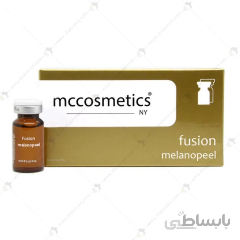 کوکتل مزوتراپی 10 سی سی اسپانیایی فیوژن ام سی کازمتیکس مدل ملانوپیل Mesotherapy Cocktail Fusion mccosmetics Melanopeel 10cc