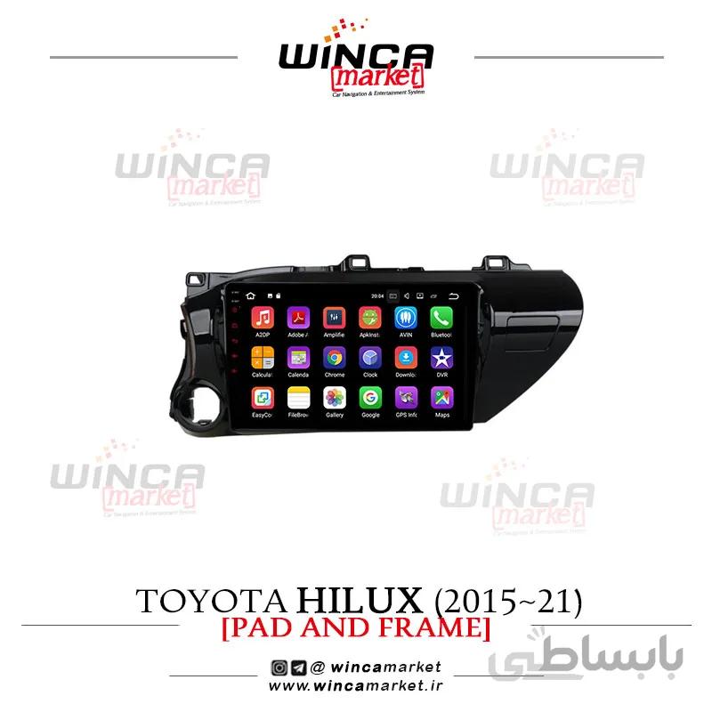 مانیتور تویوتا هایلوکس Hilux 2015-2021 فابریک اندروید سری M150-M100