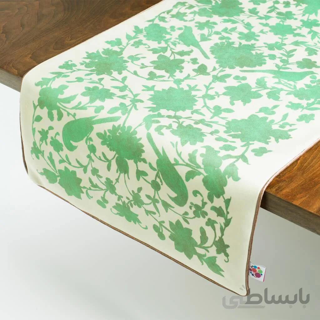 رانر طرح نوبهار سبز سایز 35 در 135 برند پرووال