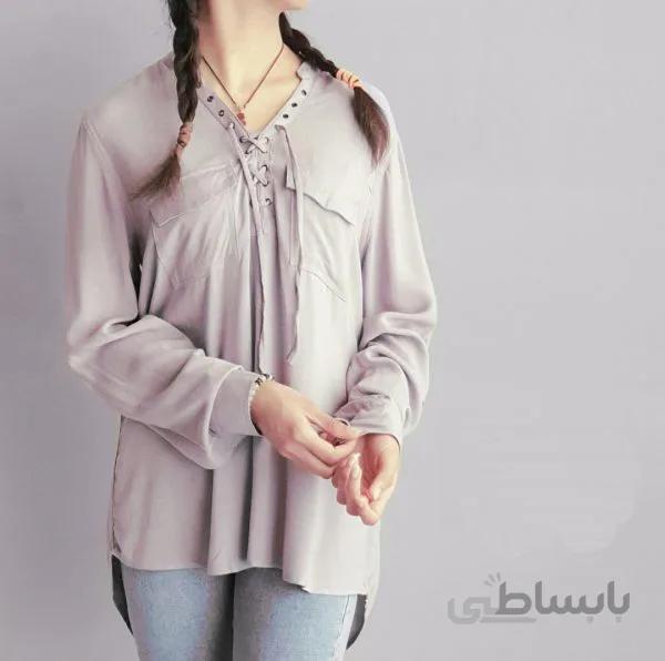 شومیز مجلسی وارداتی نخی