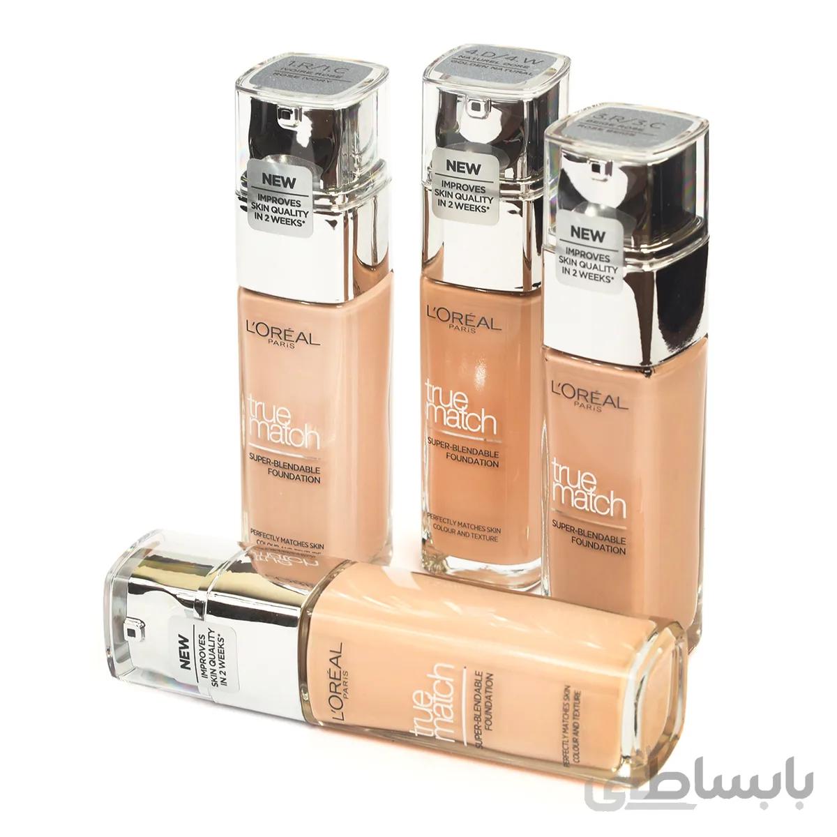 کرم پودر لورال پمپی LOREAL مدل TRUE MATCH