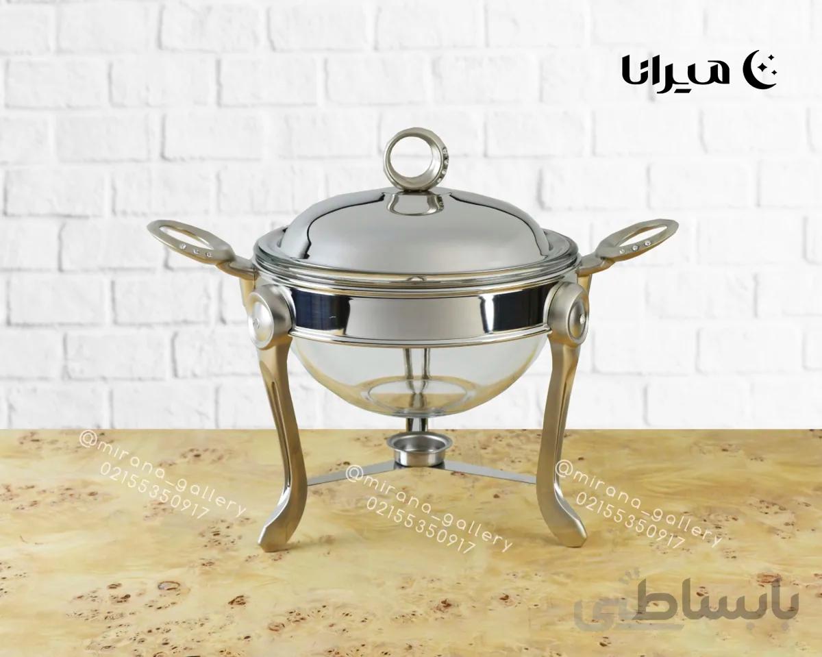 سوپ خوری استیل سایز متوسط برند تیتیل مدل براق 432