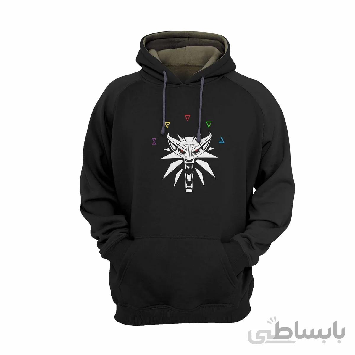 هودی مشکی طرح ویچر The Witcher کدKCT10436