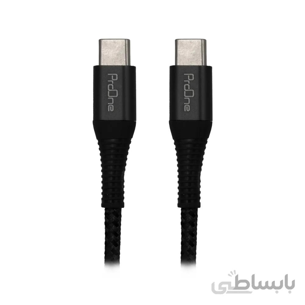 کابل 1 متری تایپ سی پرووان مدل M12 ا ProOne M12 Type-C Cable 1m