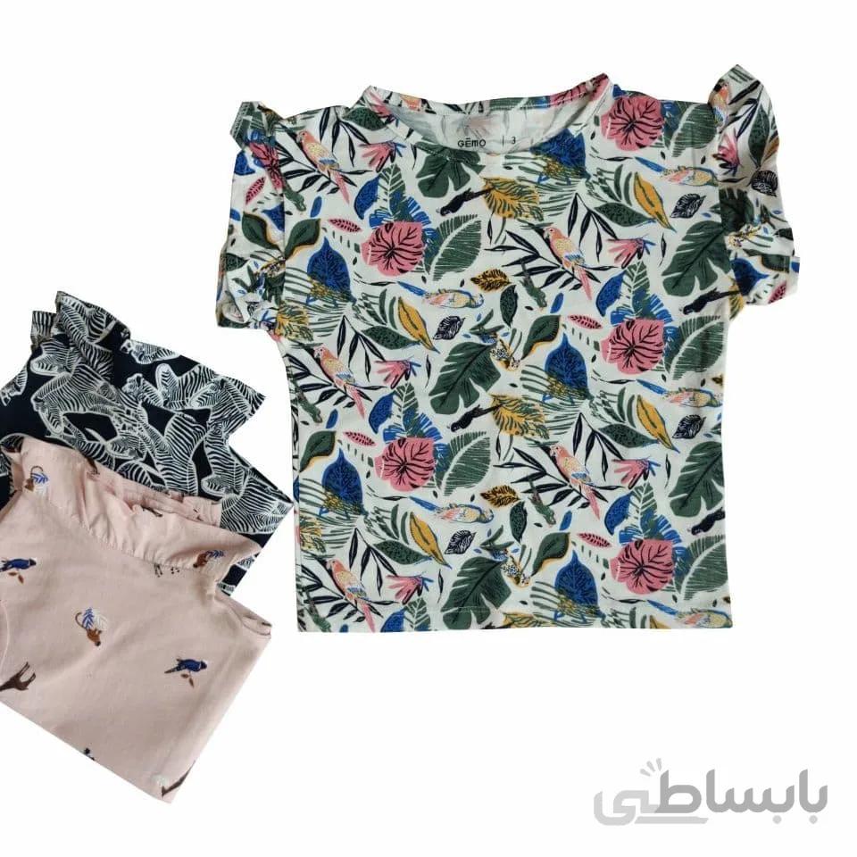 تیشرت دخترانه GEMO