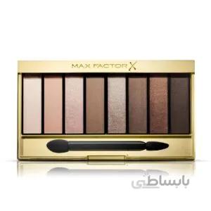 پالت سایه چشم 8 رنگ مکس فکتور Maxfactor مدل Masterplece Rose nudes