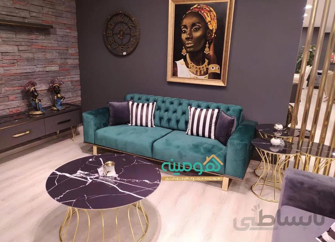 مبل چستر پایه فلزی 8 نفره