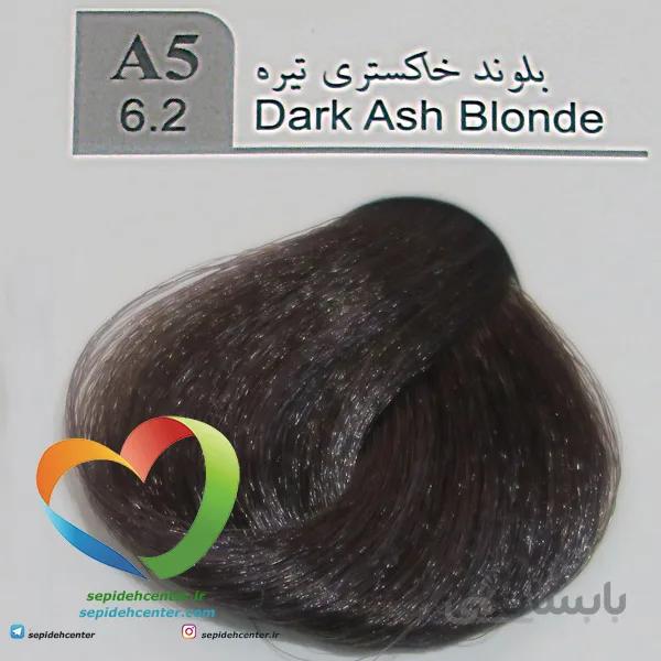رنگ موی لاکچری دوپیر مدل A5 (6.2) بلوند خاکستری تیره 100 میل | Dupier Hair Color