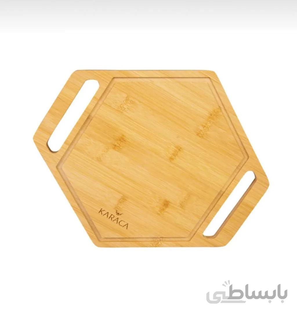 تخته برش کاراجا طرح چند ظلعی سایز 35×31 سانتیمتر کد 1108