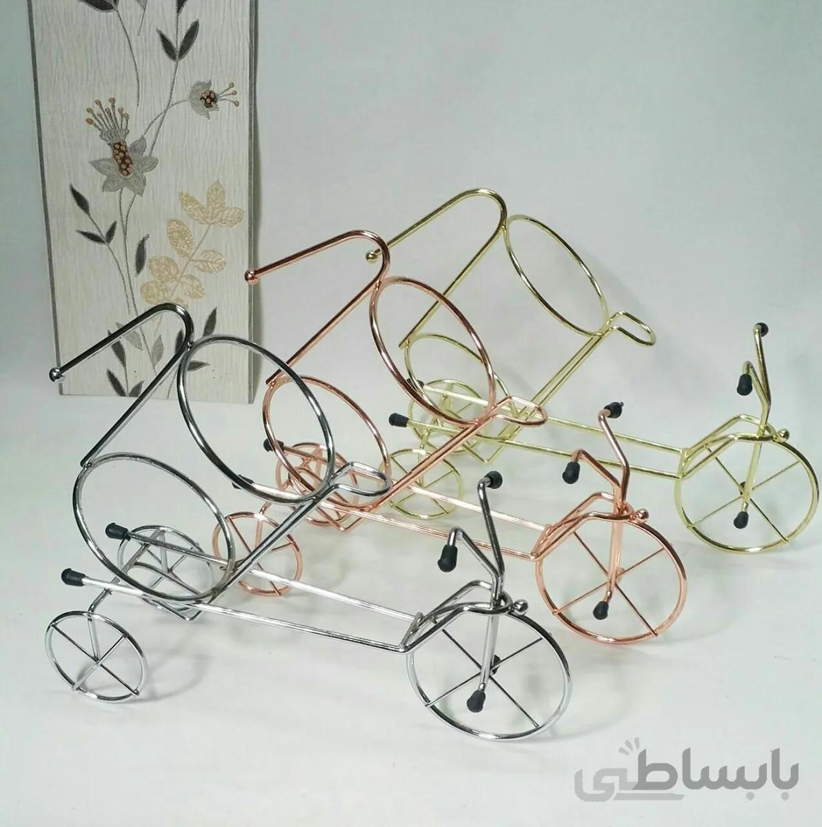 جای بطری سه چرخه رنگ کروم