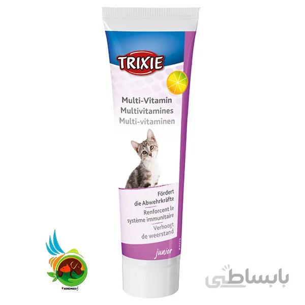 خمیر مولتی ویتامین بچه گربه تریکسی مدل Trixie multi-vitamin junior کد 4223 وزن 100 گرم