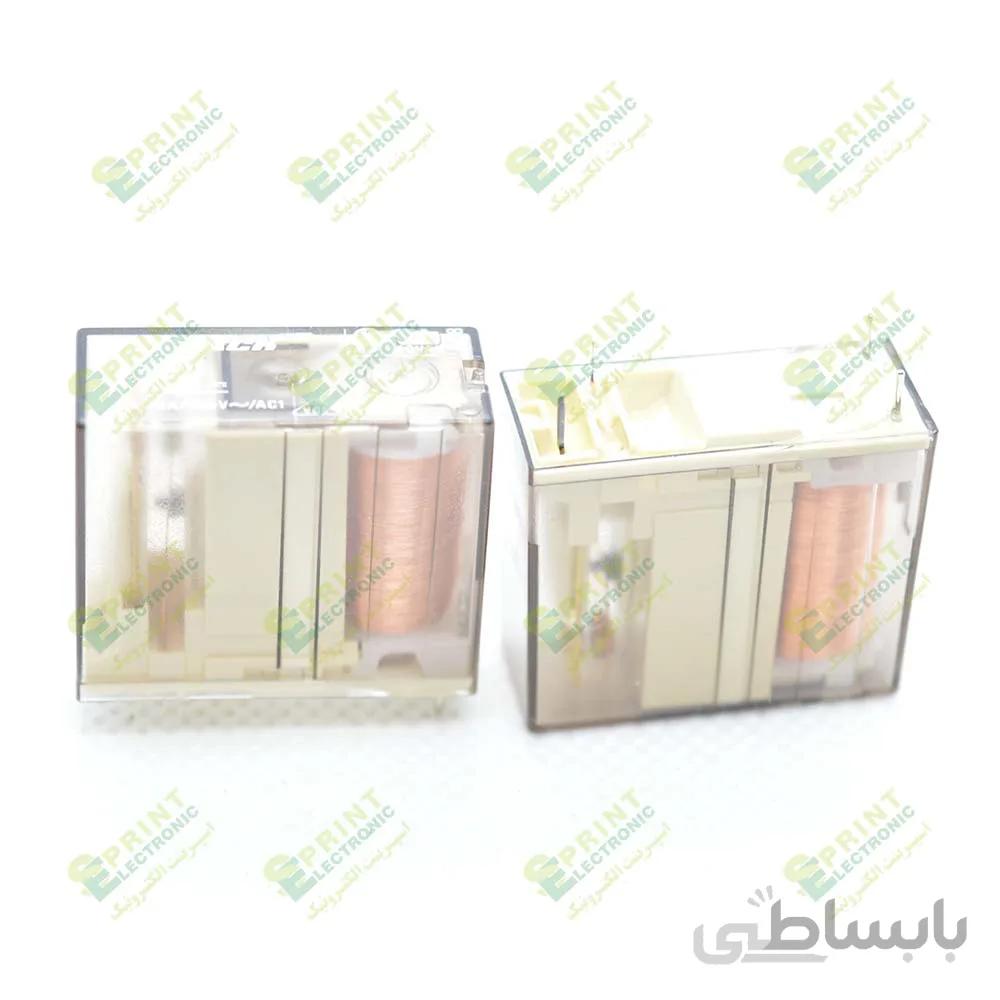 رله 12 ولت شیشه ای 4 پایه 8 آمپر SCHRACK RP489012