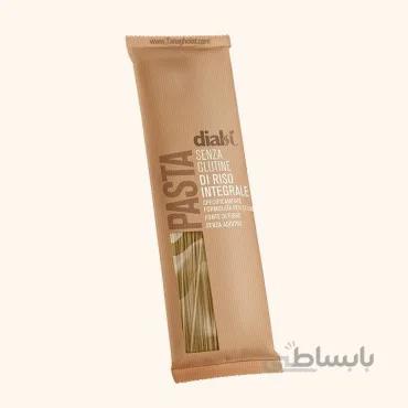 اسپاگتی دیالسی با آرد برنج قهوه ای بدون گلوتن - 400 گرمی