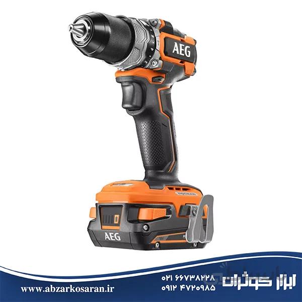 دریل شارژی چکشی 18 ولت AEG مدل BSB18SBL-202C