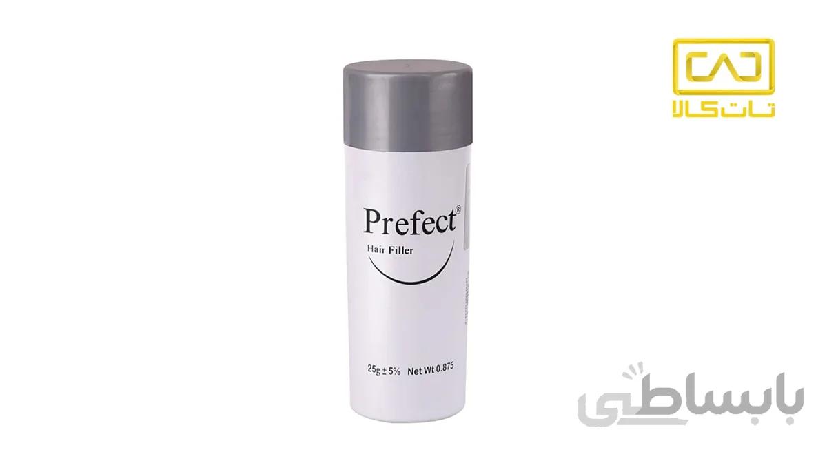 پودر پر پشت کننده پرفکت شماره 05 رنگ قهوه ای روشن وزن 25 گرم ا Prefect hair filler brown medium