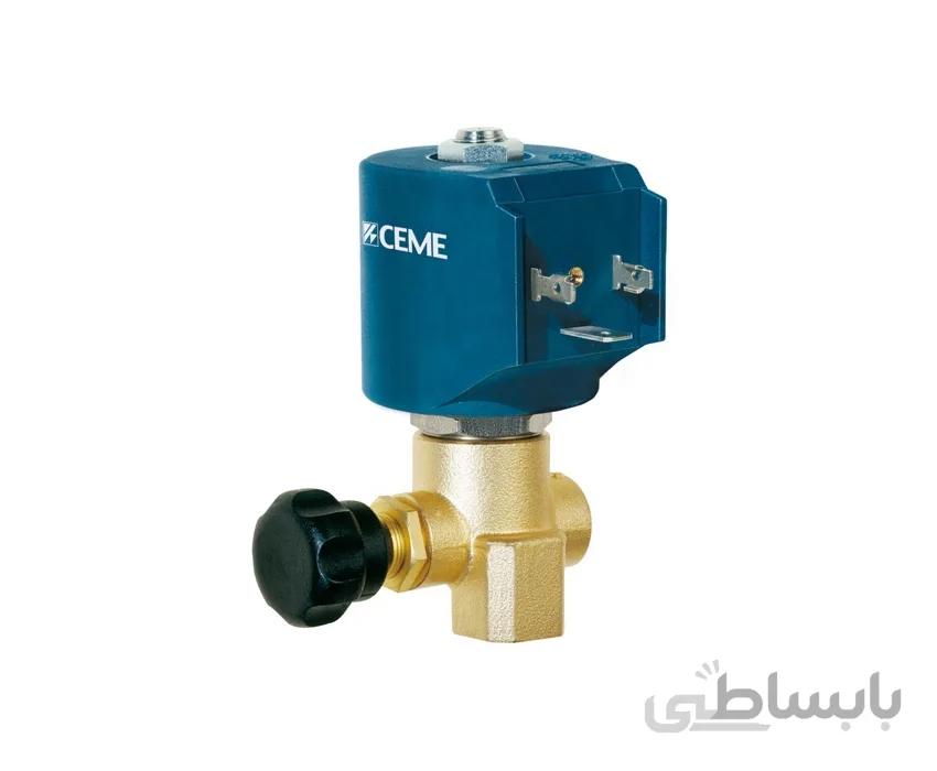 شیر برقی بخار نرمال کلوز 1/4 اینچ شم مدل 9934