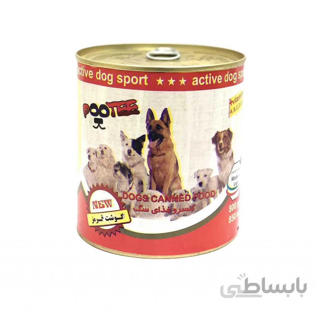 کنسرو پوتی سگ گوشت قرمز