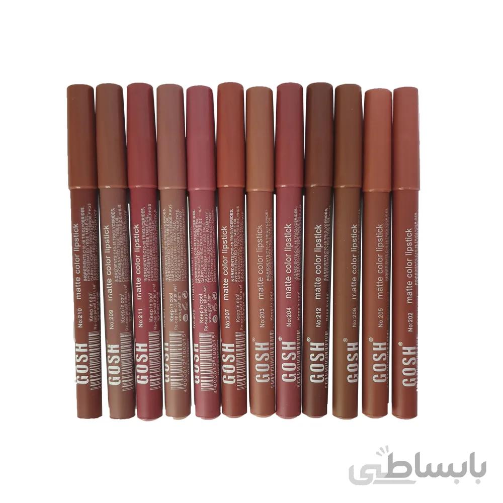 رژ مدادی 12 تایی گاش ا رژ مدادی 12 تایی گاش - سایت فروشگاهی پانیذ مارکت
