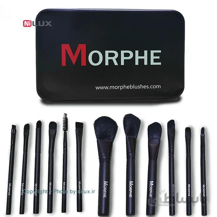پک برس آرایشی مورفی مجموعه 12 عددی ا Morphe Set Makeup brush 12 pcs