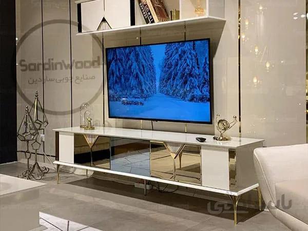 میز تلویزیون آینه ای راسپینا