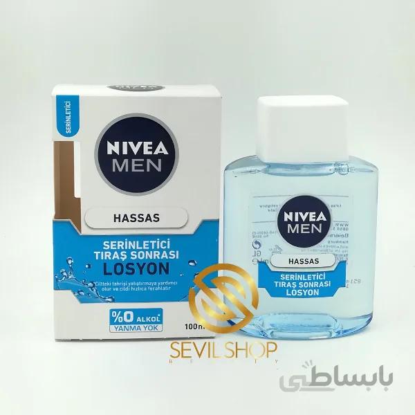 لوسیون افتر شیو خنک کننده نیوا مدل Hassas حجم 100 میل