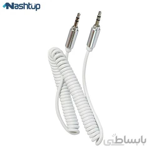 کابل AUX فنری ارلدام مدل ET-AUX12 طول 2 متر ا Earldom ET-AUX12 Spring AUX Cable 2m