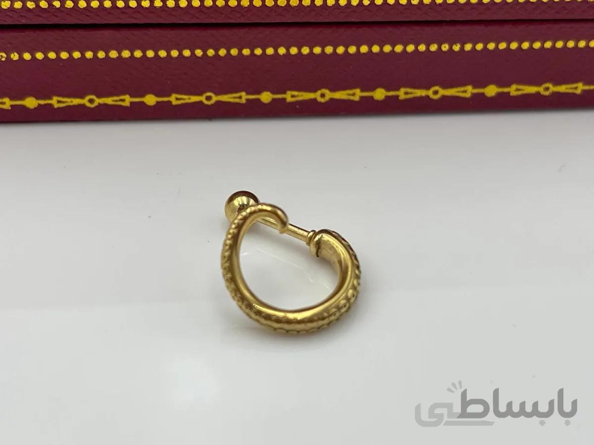 پیرسینگ گوش دم مار طلایی