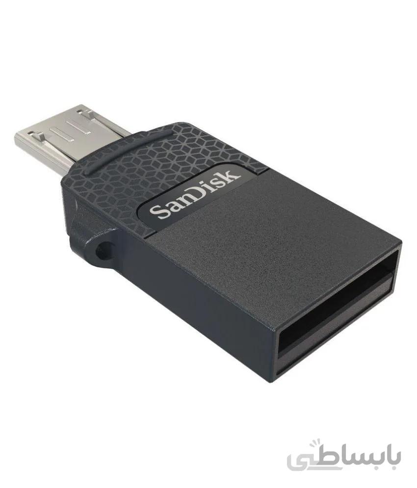 فلش مموری سن دیسک Dual Drive USB 2.0 ظرفیت 64 گیگابایت