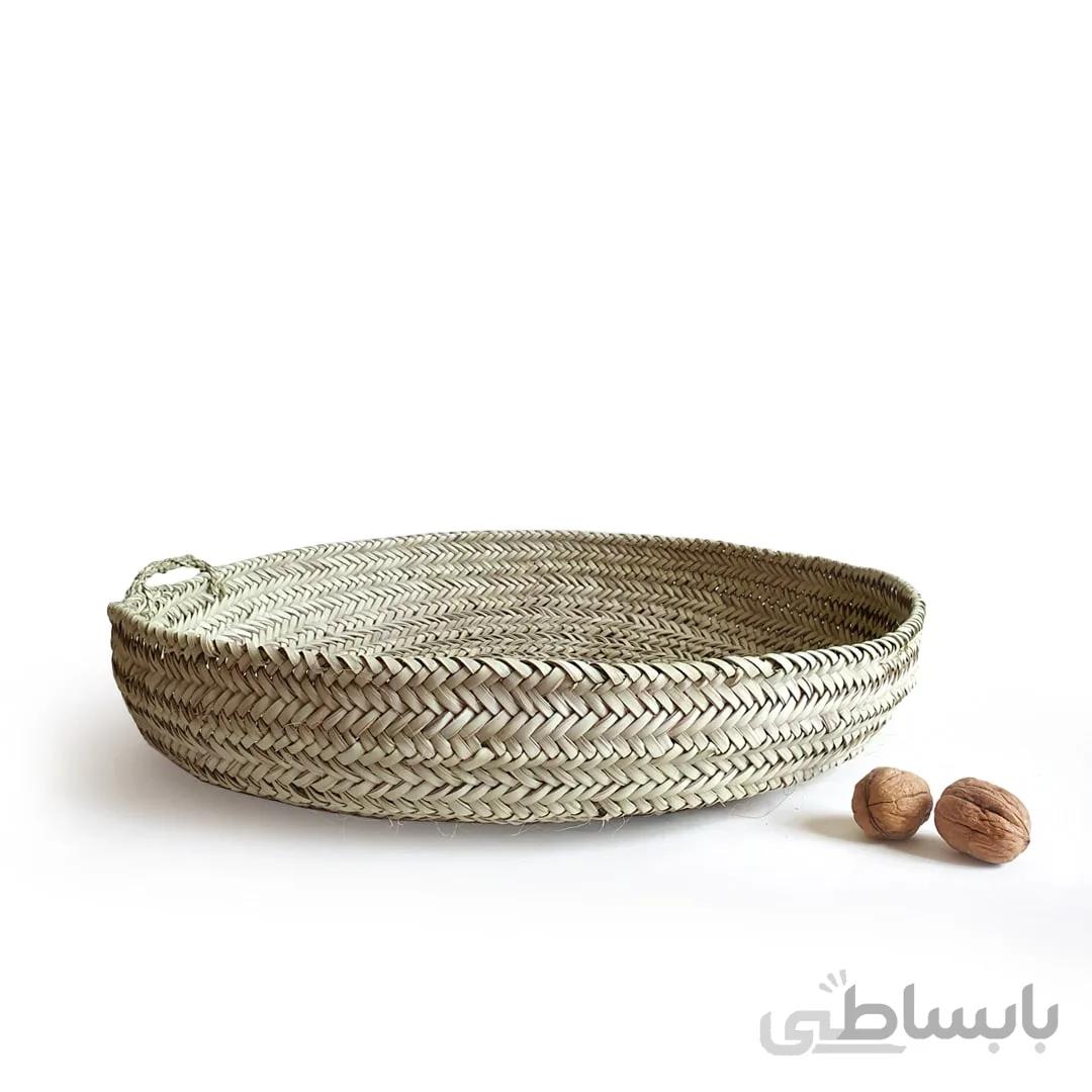 سینی حصیری گود 50 سانتی
