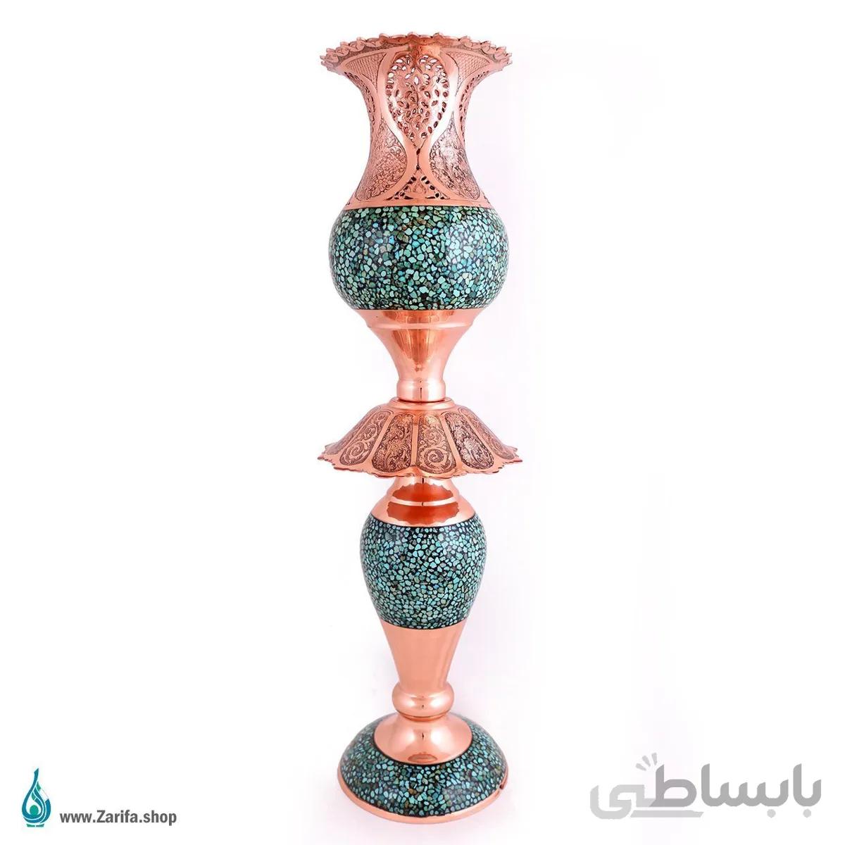 لاله فیروزه کوب شبکه بری مسی کوچک