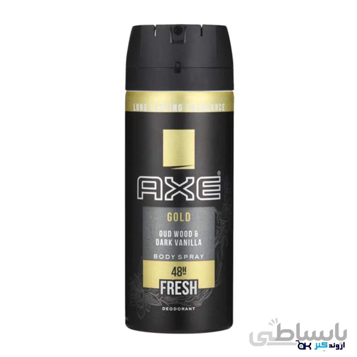 اسپری دئودورانت آکس AXE مدل GOLD