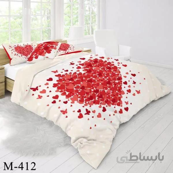 روتختی سه بعدی ساتن ابریشم ترک طرح مدرن - کد M 412