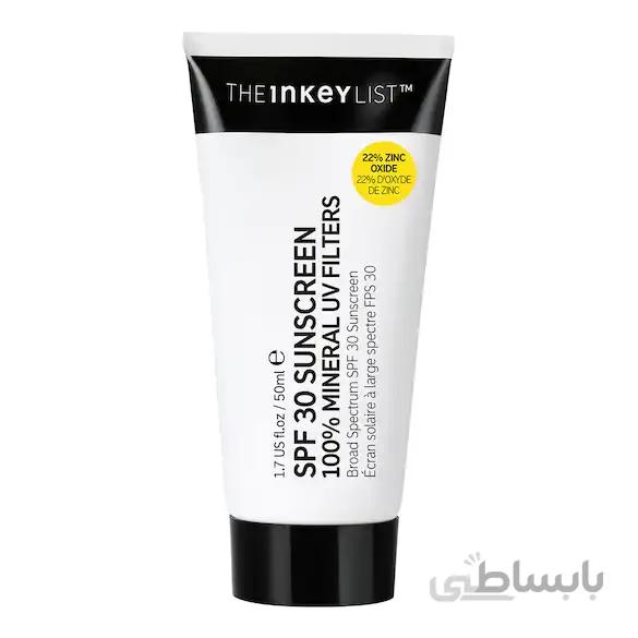 ضدآفتاب اینکی لیست Spf30 | مینرال
