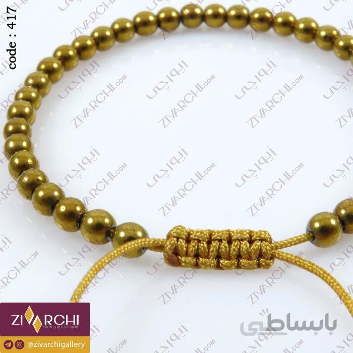 دستبند مهره ای حدید 417