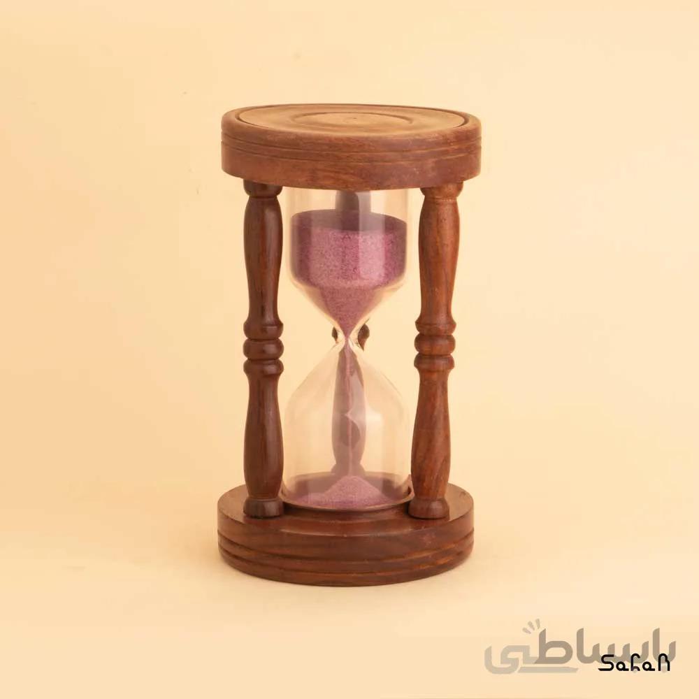 ساعت شنی چوبی