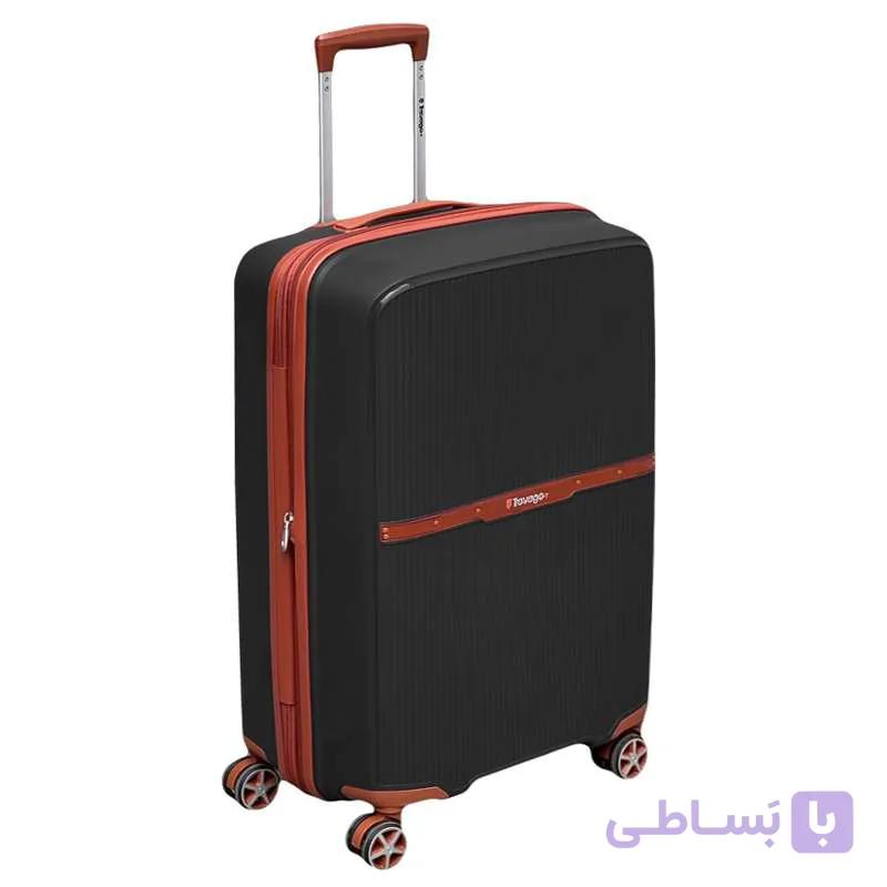 چمدان تراولگو مدل TRAVEL GO – TV7575S TRIP TIME SMALL سایز کوچک ارتفاع 55 سانتی متر