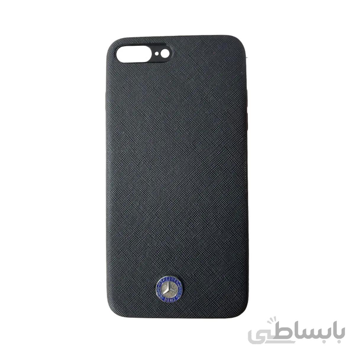 قاب چرمی سوزنی لوگو benz مناسب iphone 7+/8 plus