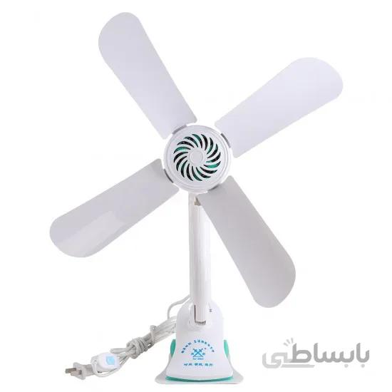 پنکه 4 پر گیره دار هونگژیان مدل HJ-590A-4