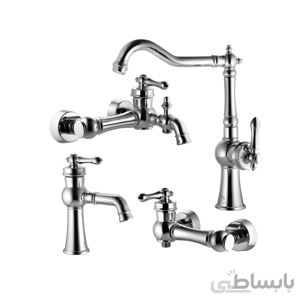ست شیرآلات درخشان مدل آکوا کروم