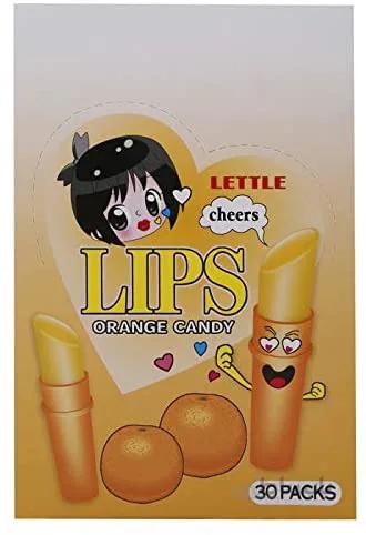 آبنبات ماتیکی لیپس بسته ۳۰ عددی طعم پرتقال – Lips Orange Candy