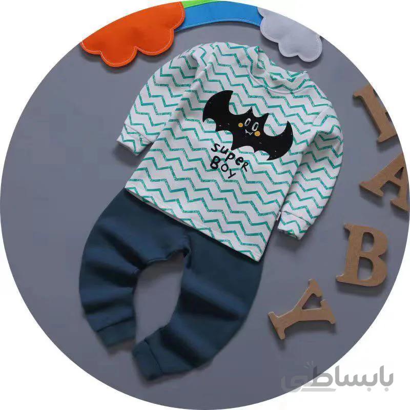 بلوز شلوار بچه گانه زمستانی بتمن