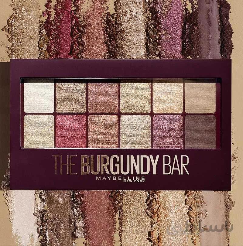 پالت سایه چشم The Burgundy Bar میبلین