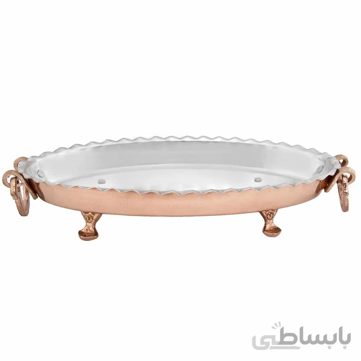 دیس پایه دار مسی سایز متوسط کد 87